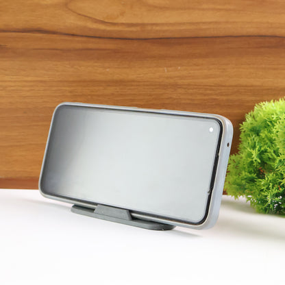 Wukusy Pyramid Black mobile stand with three inclined angles for adjustable device positioning.