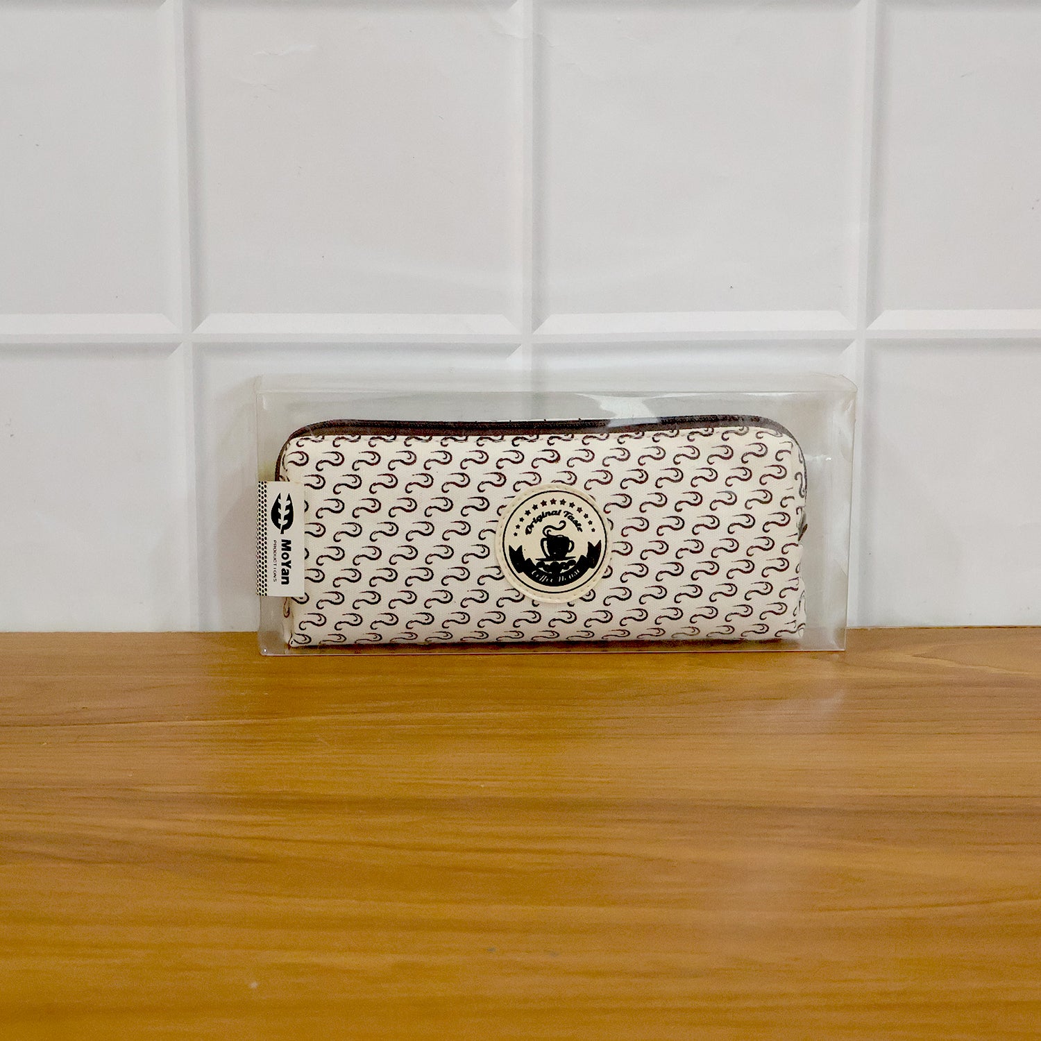 Wukusy multipurpose zipper pencil pouch with a colorful design, compact storage for pens, pencils, and small accessories.