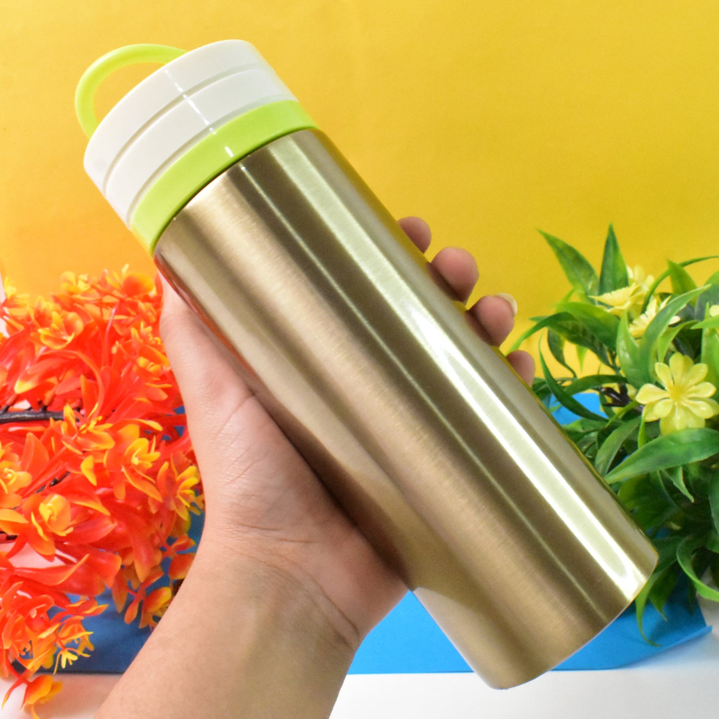 Stainless steel Wukusy double wall water bottle with 300ml capacity, sleek design suitable for home and kitchen use