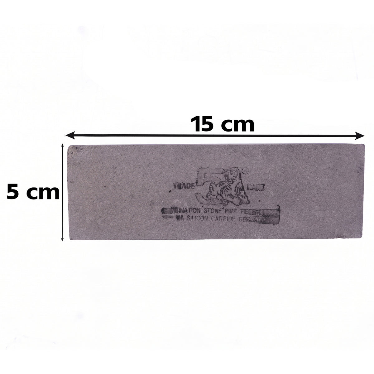 Wukusy B Grade silicon carbide whetstone for knife sharpening with a combination grit surface, ideal for precision edge honing.