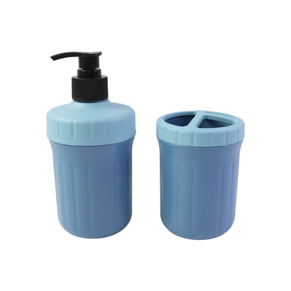 Wukusy multipurpose soap dispenser with utility holder set, featuring a sleek design for kitchen or bathroom use.