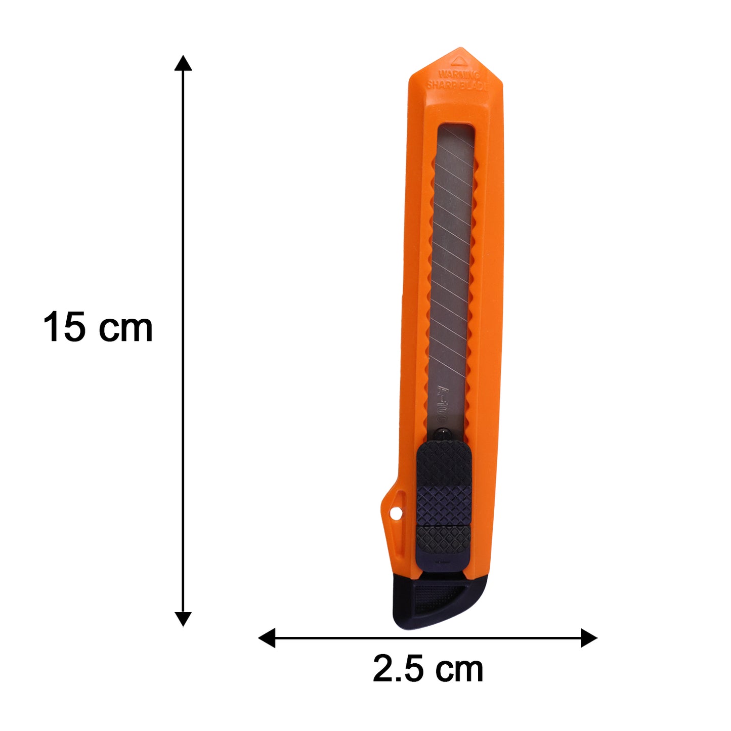Wukusy utility knife set with durable blades for precise cutting, displayed with multiple knives and blades in a handy case