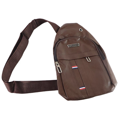 Wukusy waterproof anti-theft cross-body waist bag with USB charging port, earphone hook, and multiple compartments for travel and casual use.