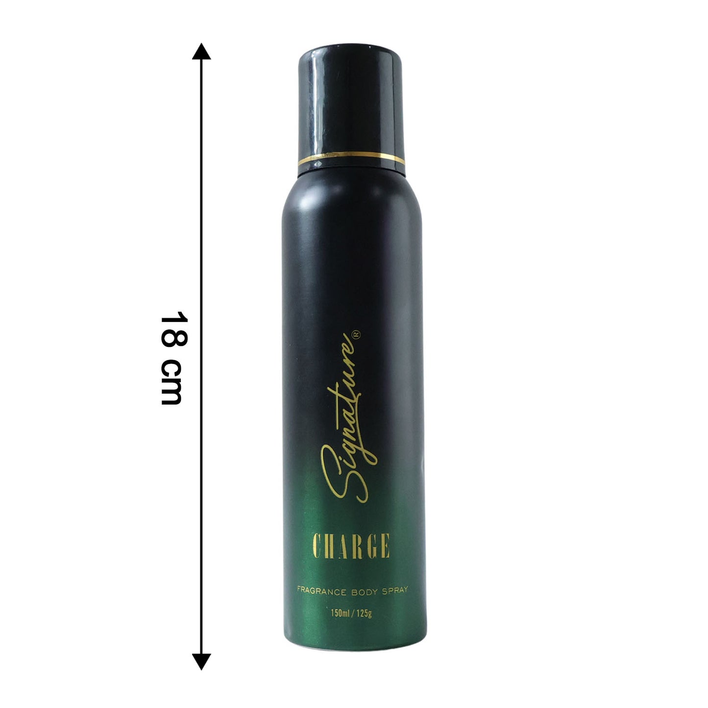 Wukusy Signature Premium Charge Fragrance Body Spray 150ml bottle with sleek design and fresh scent display