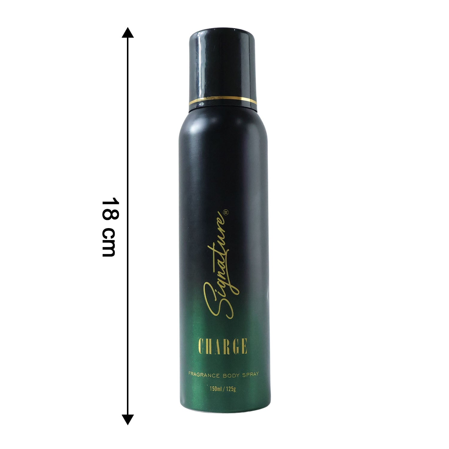 Wukusy Signature Premium Charge Fragrance Body Spray 150ml bottle with sleek design and fresh scent display