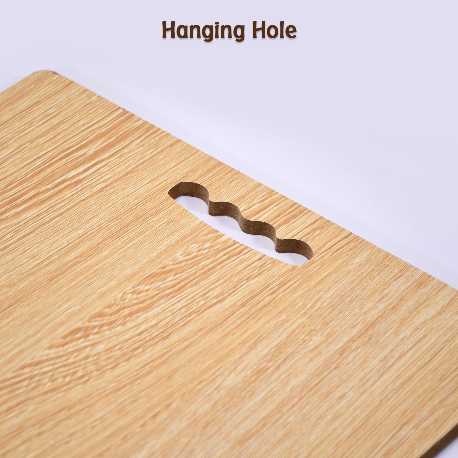 Wukusy 7124 wooden chopping board for vegetables and fruits, 26x17 inches, ideal for home kitchen use