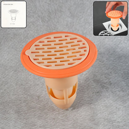 Wukusy plastic drain strainer for bathroom and kitchen sink, single durable mesh filter to catch debris and prevent clogs.