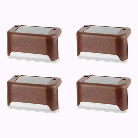 Wukusy 9412 solar decorative garden lights set, waterproof outdoor step and pathway lights with durable design for patio and courtyard.