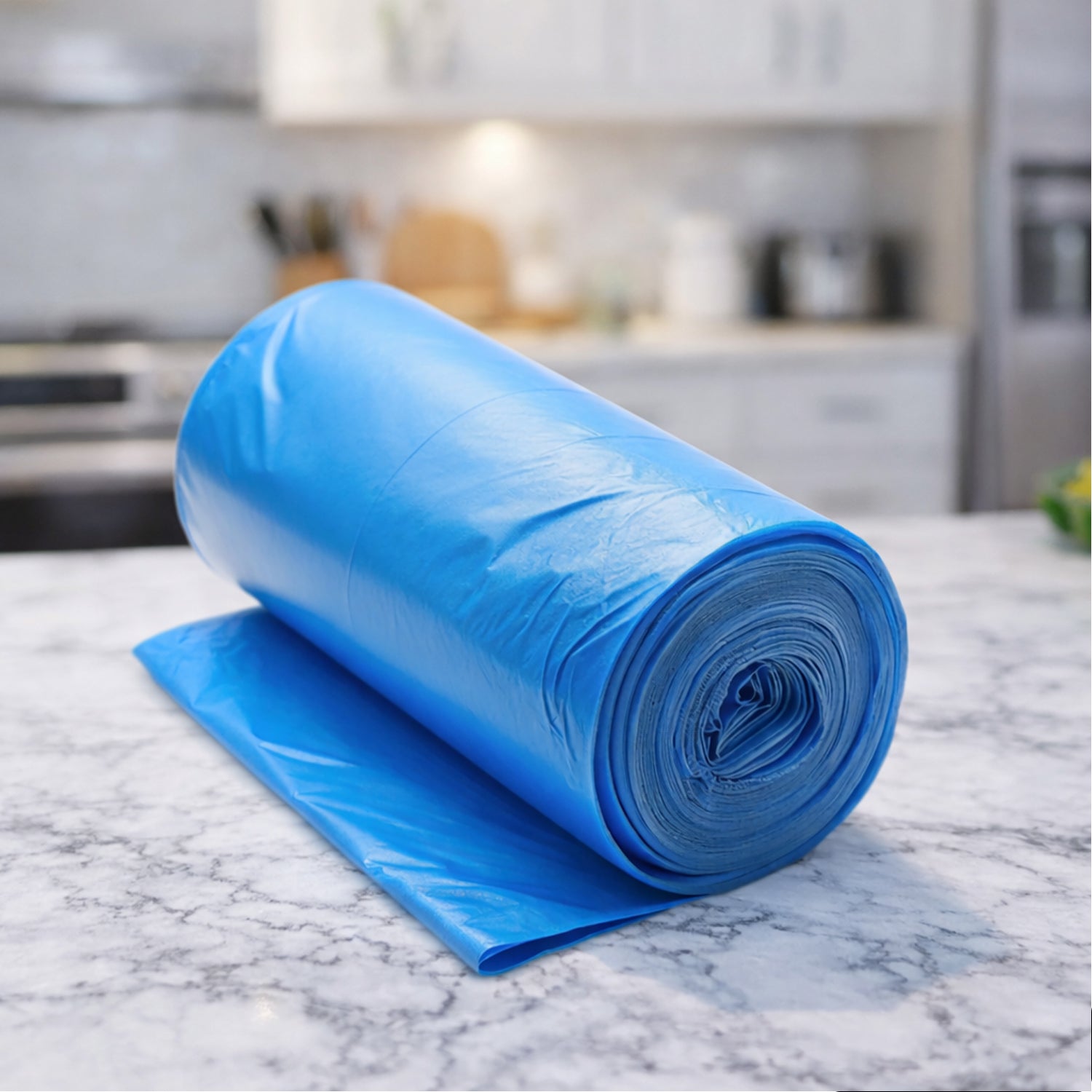Heavy strength disposable garbage bags roll by Wukusy, 45x60 cm, 30 durable trash bags for household waste.
