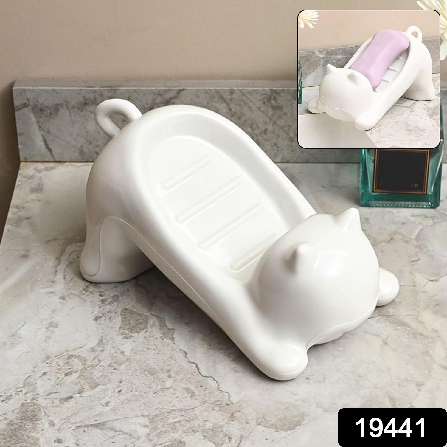 Colorful cartoon animal shape soap dish holder by Wukusy, designed for home improvement and bathroom organization.