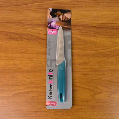 Wukusy Supermom premium stainless steel kitchen utility knife with ergonomic handle for versatile food preparation.