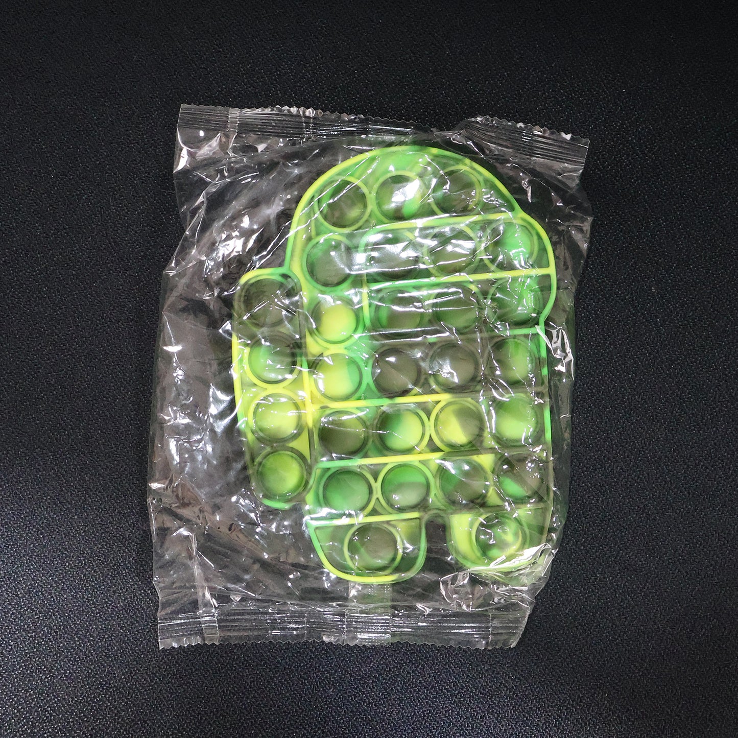 Wukusy Premium Astronaut Silicone Pop It Fidget Toy showing colorful silicone bubbles for stress relief and sensory play.
