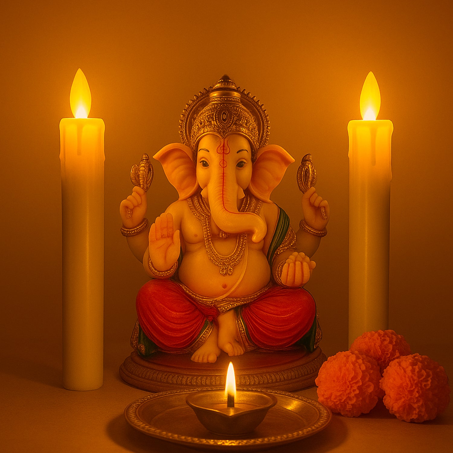 Set of 2 Wukusy LED flameless taper candles for home decor, with realistic flickering light and elegant tapered design.