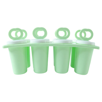 Wukusy Prexo plastic ice cream popsicle maker set with 8 colorful reusable molds for homemade frozen treats.