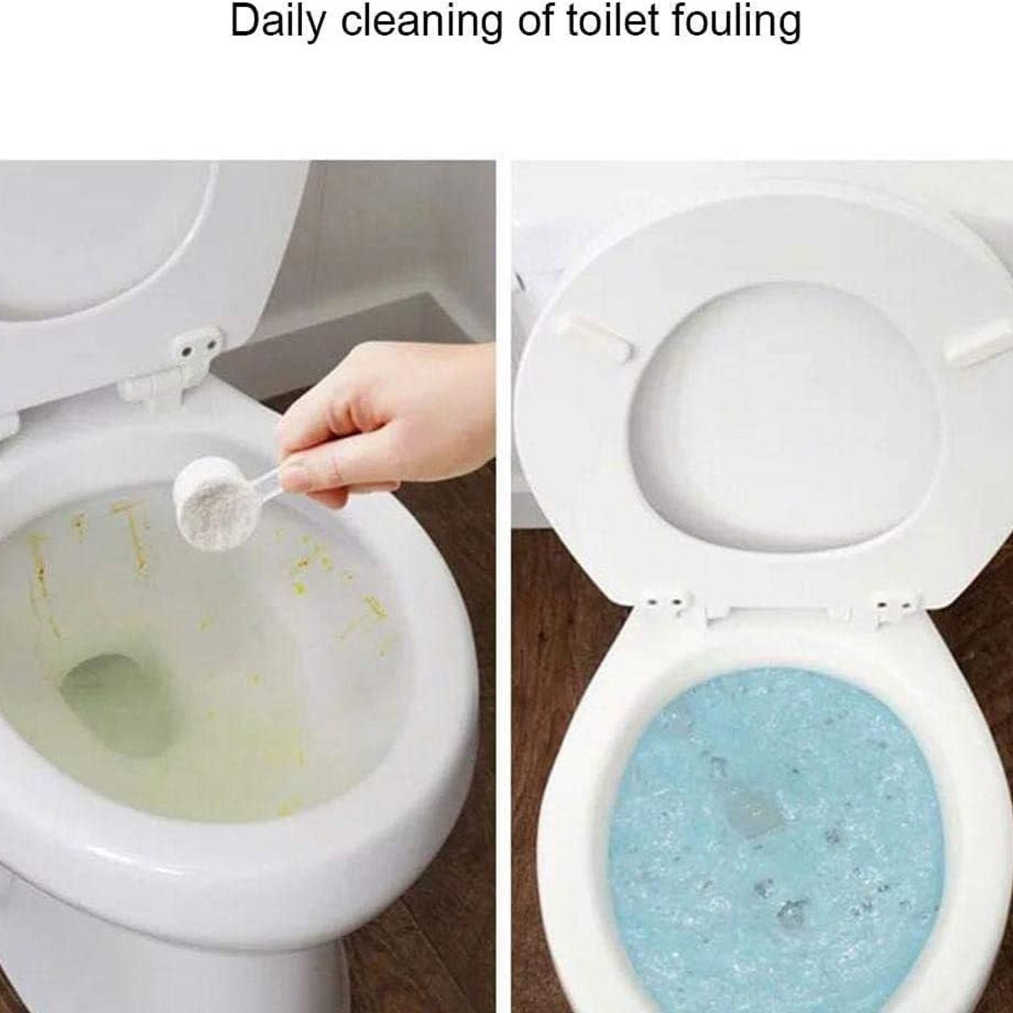 Wukusy sink and drain cleaner powder 200g, showing a container of cleaning powder with a scoop for unclogging drains.