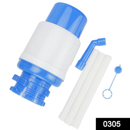 Wukusy jumbo manual drinking water hand pump for bottled water dispensers, kitchen tool with handle and spout for easy water dispensing