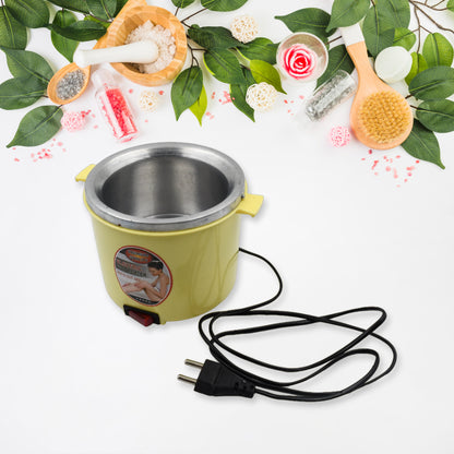 Wukusy 8325 wax heating machine with 240W power, EU plug, used for waxing in salons or at home, durable and easy to operate.