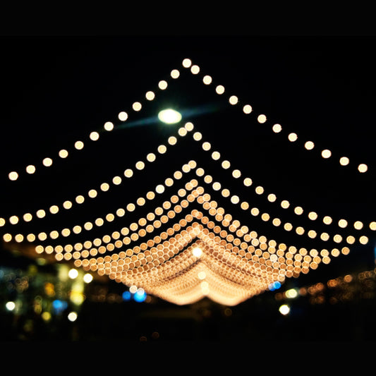 Wukusy Festive 3-meter LED string light with multicolor bulbs, ideal for indoor and outdoor Diwali, birthday, and celebration decorations