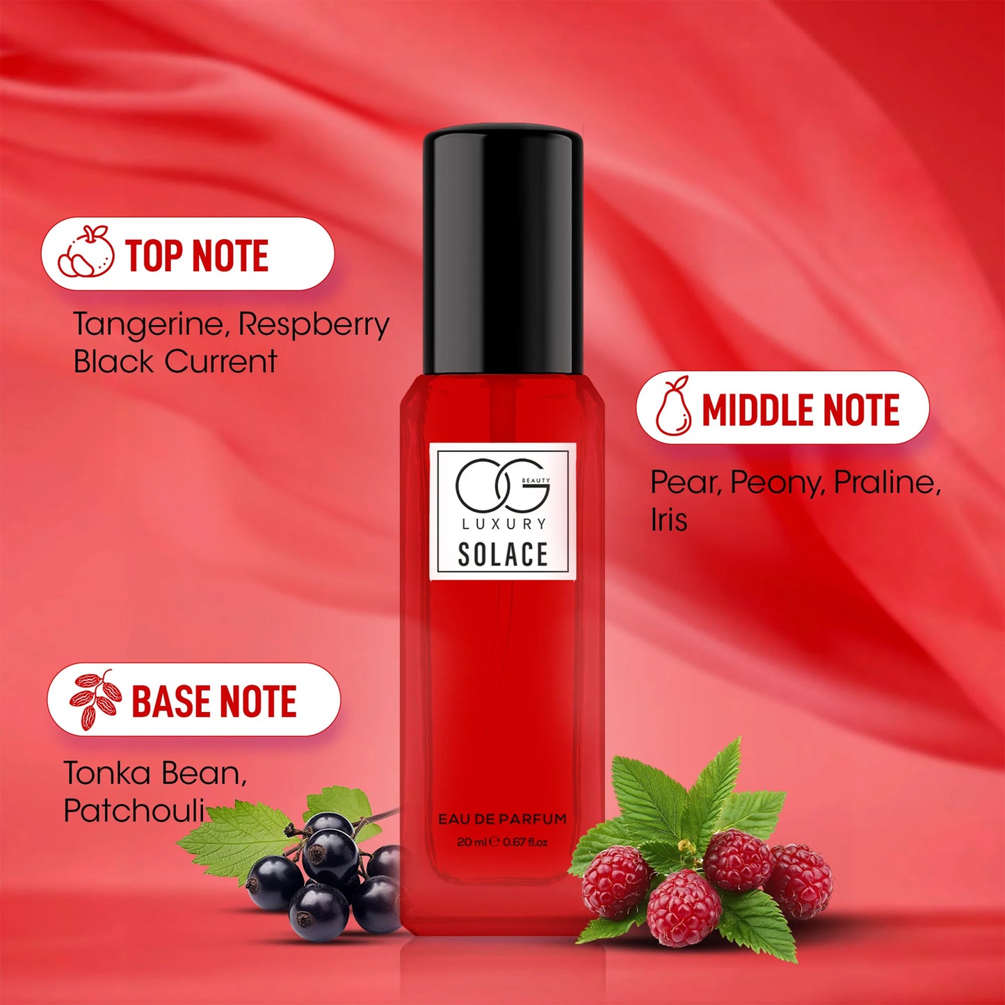 Wukusy OG Beauty Luxury Pure Elegance Eau De Parfum 4-piece gift set with 20ml bottles, stylish packaging for health and beauty.