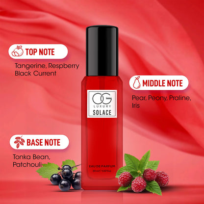 Wukusy OG Beauty Luxury Pure Elegance Eau De Parfum 4-piece gift set with 20ml bottles, stylish packaging for health and beauty.
