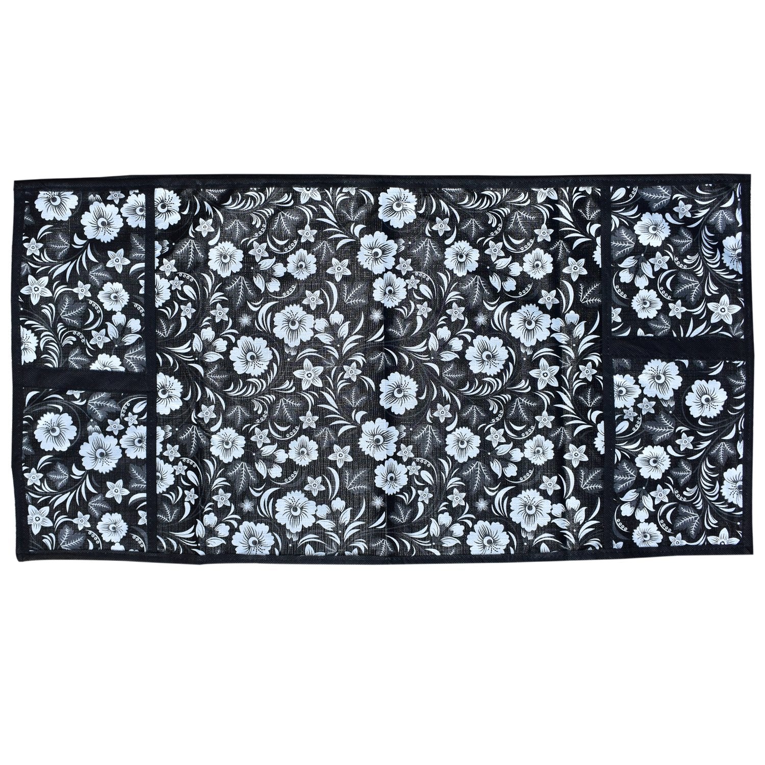 Wukusy microwave oven cover made of durable material, designed to fit over microwave appliances in a home kitchen setting.