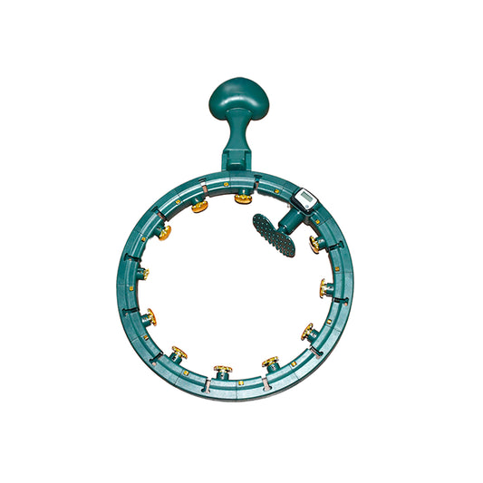 Wukusy adjustable fitness hula hoop with detachable design, round shape, ideal for weight loss and gym exercise, smart counting feature