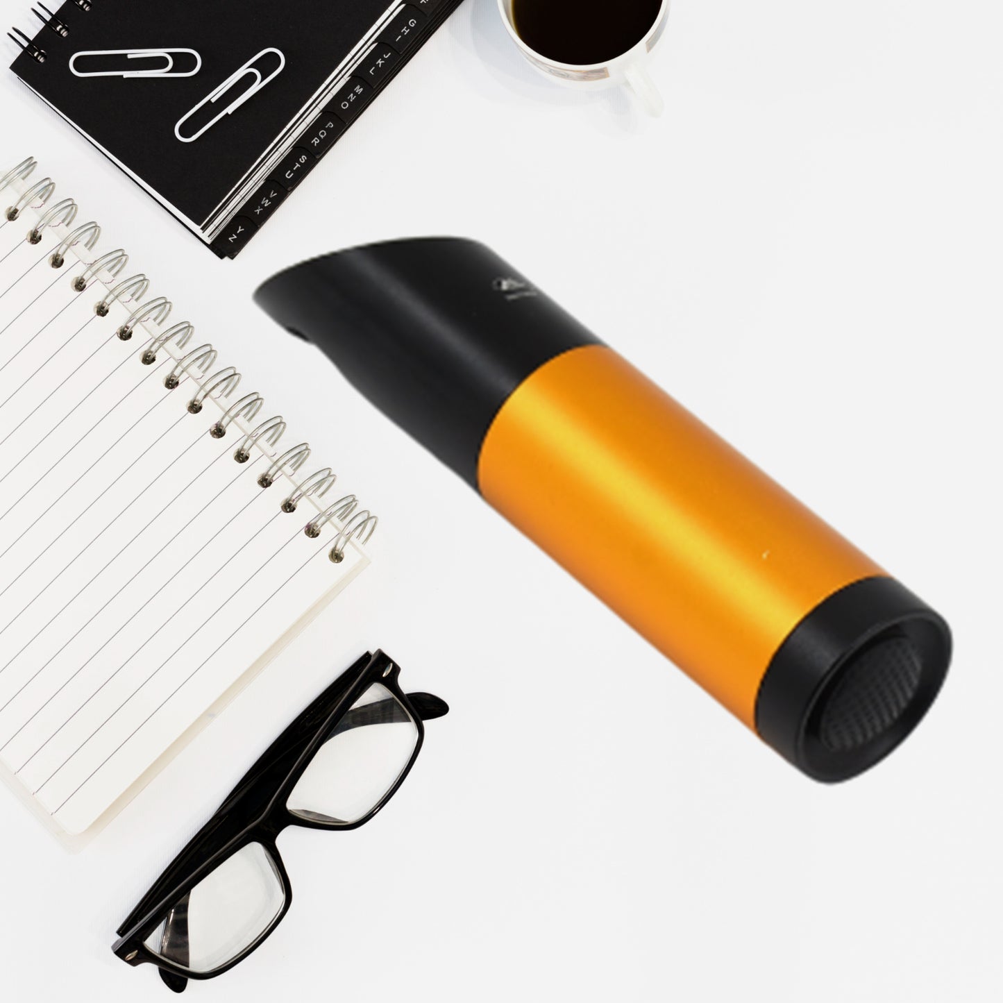 Wukusy portable mini torch flashlight with 9 LED, compact pen light design, battery operated, ideal for emergency use and home improvement.