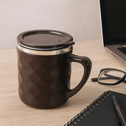 Wukusy Apex insulated tea and coffee mug, 1 piece, featuring a sleek design and stainless steel insulation for hot beverages.