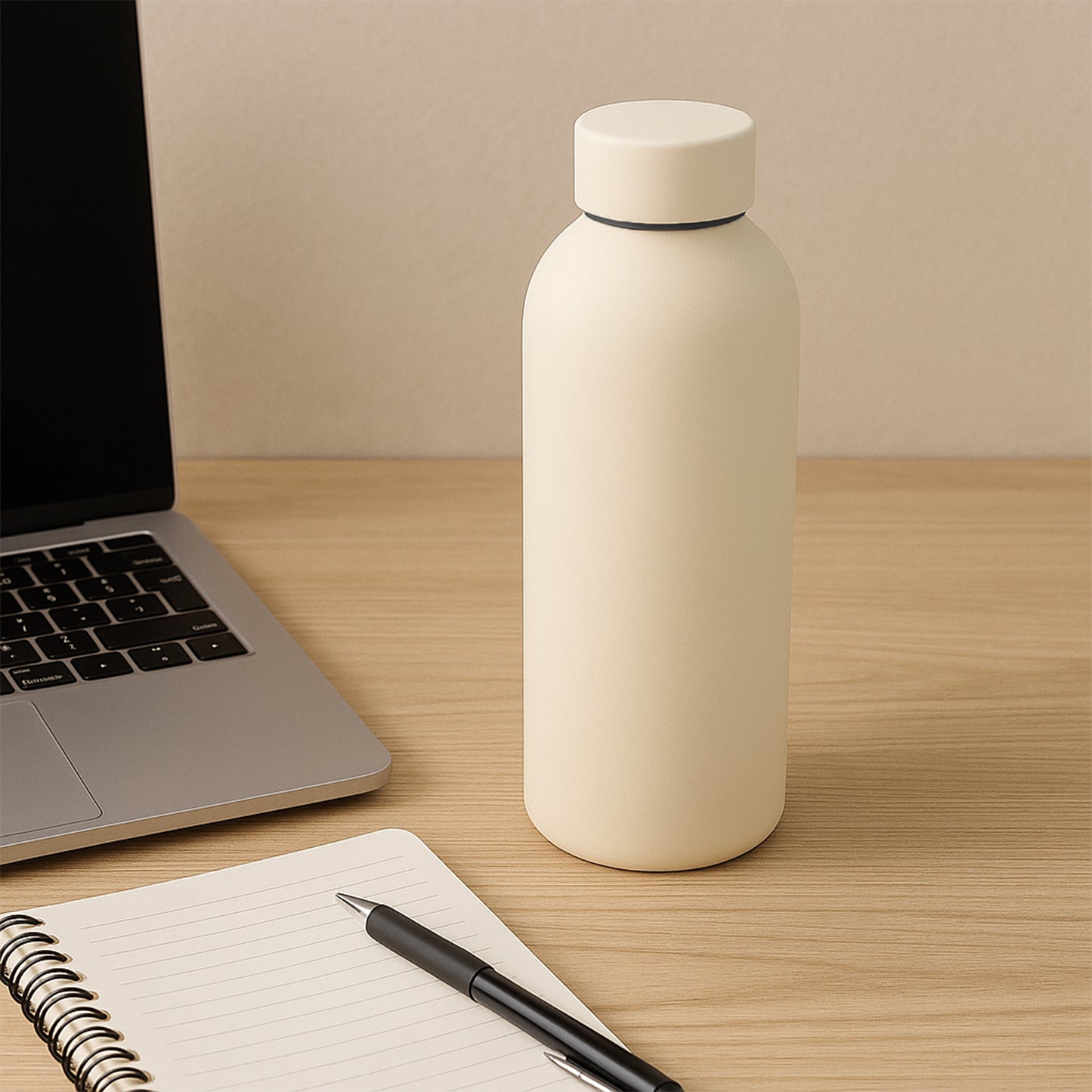 Stainless steel Wukusy double wall vacuum-insulated water bottle in mix colors, 500 ml, for home and kitchen use.