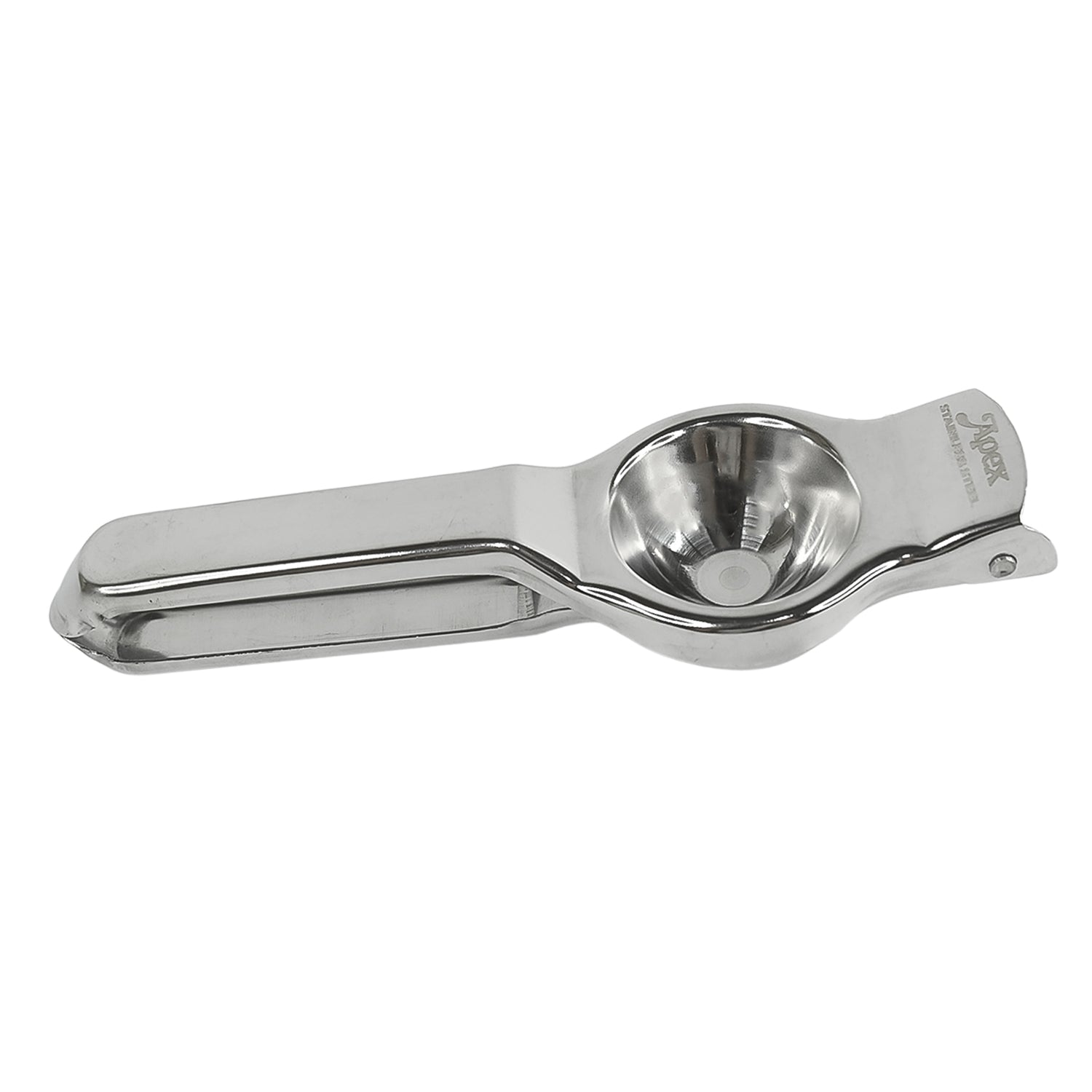 Wukusy Apex heavy-duty stainless steel lemon press squeezer for efficient citrus juicing in home and kitchen use