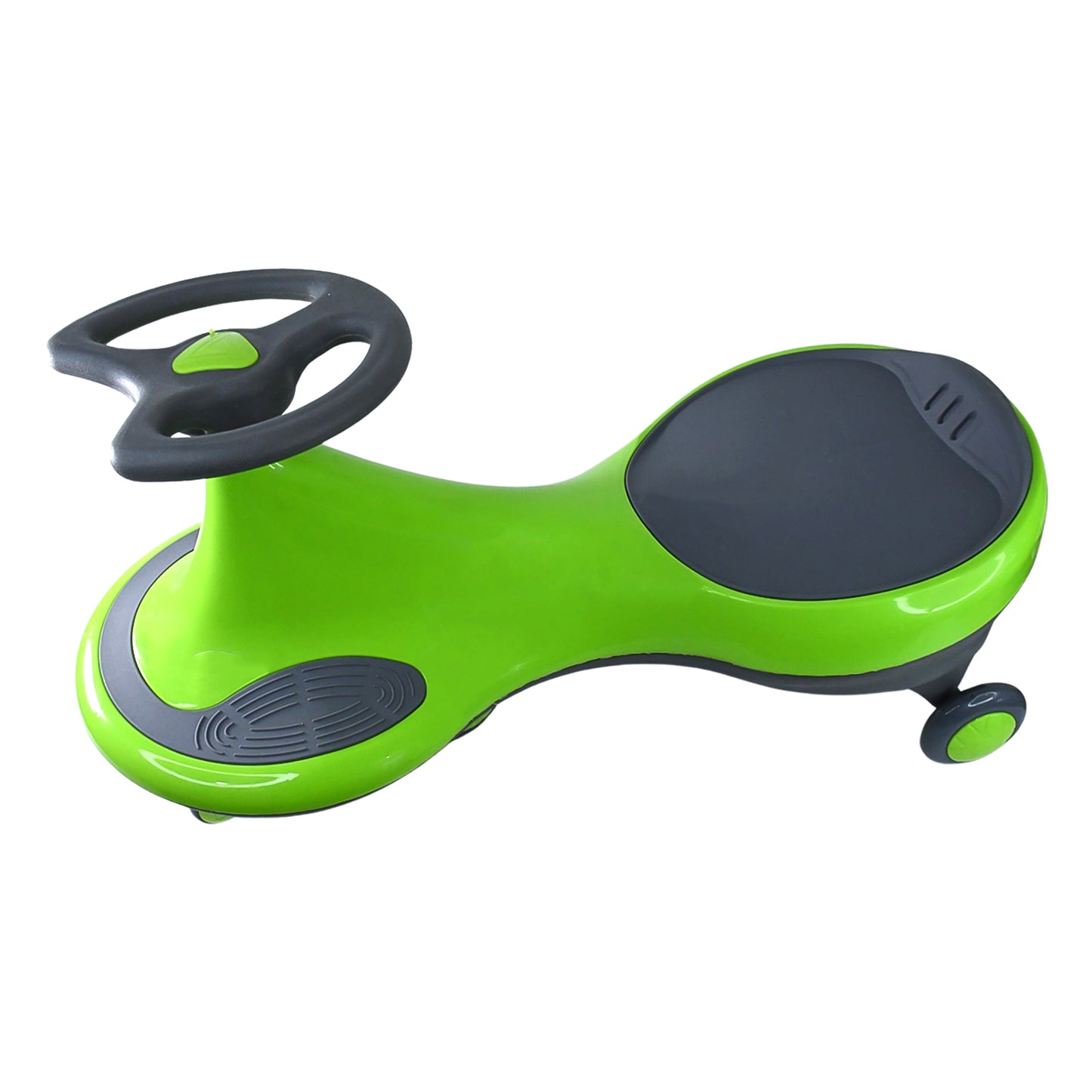 Colorful Wukusy kids' swing car toy for children, ride-on toy with a mix of vibrant colors designed for outdoor play.