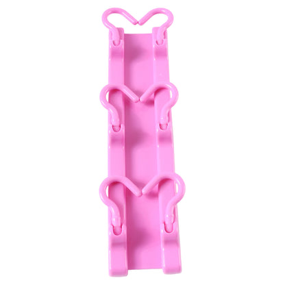 Wukusy multipurpose folding hanger hook organizer hanging on a closet rod for versatile storage and organization.