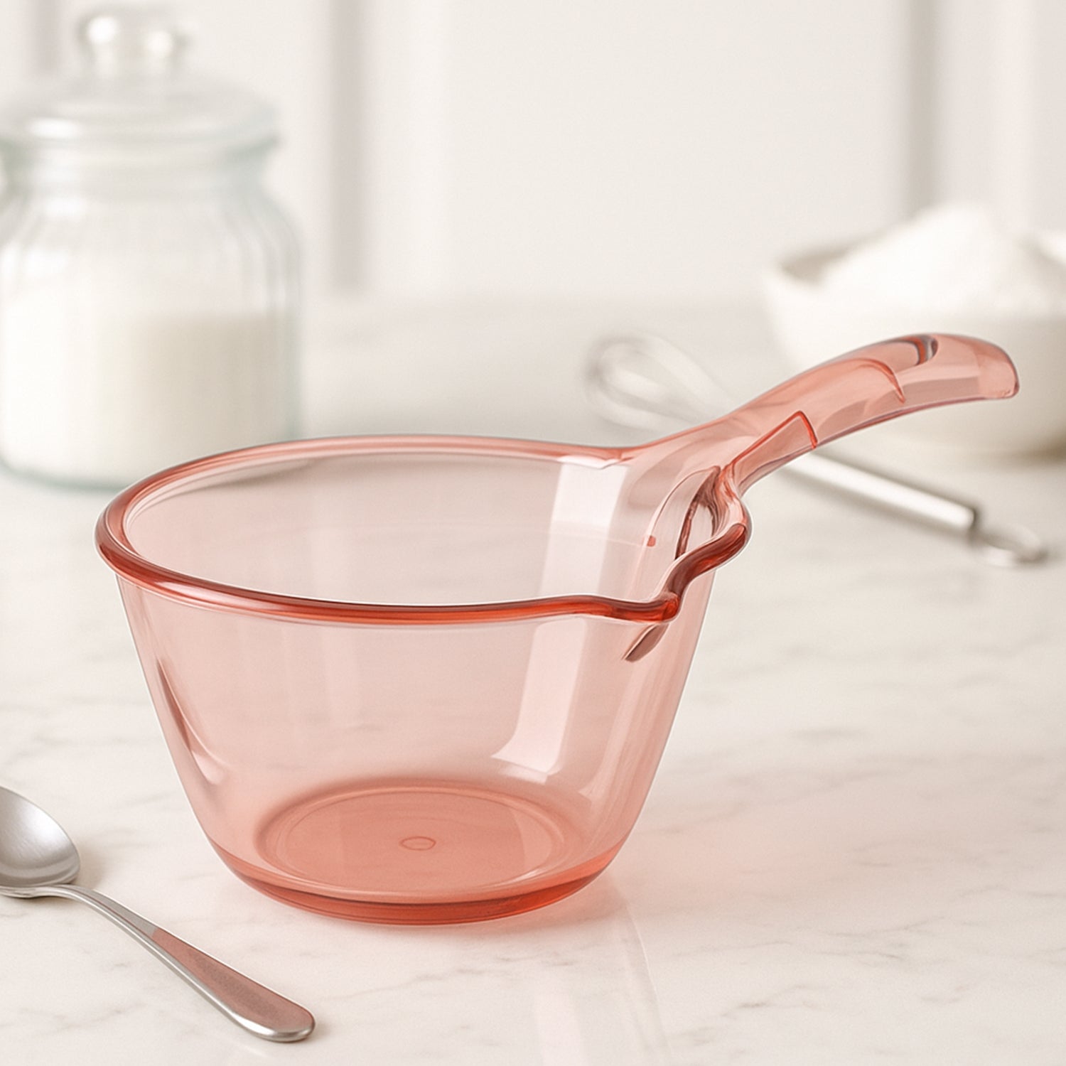 Wukusy 1100ml multipurpose kitchen washing and straining bowl with handles, made of durable plastic for rinsing and draining produce.