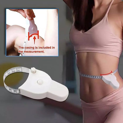 Wukusy 7435 fitness measuring tape showing flexible tape with measurement markings for body dimensions and length measurements