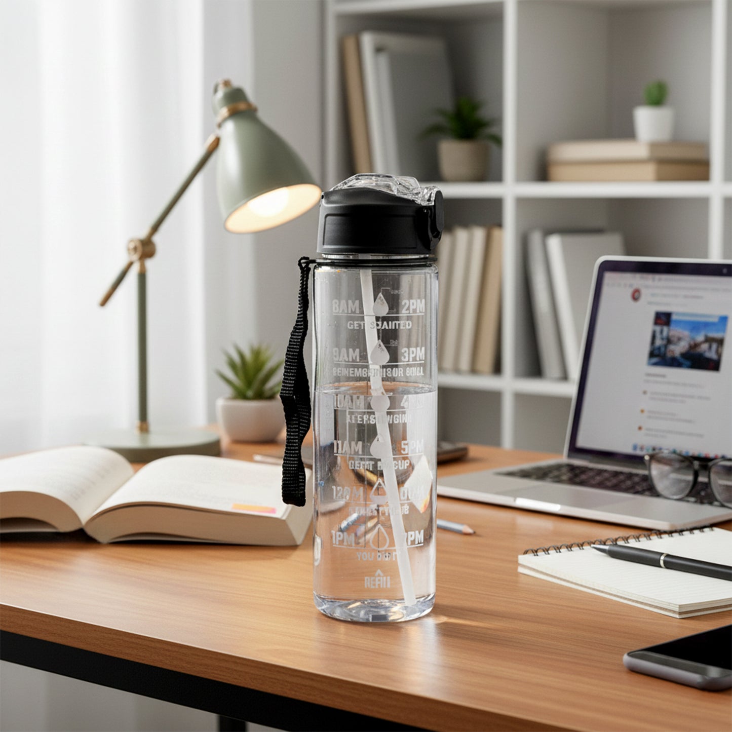 Wukusy 3-in-1 multipurpose water bottle set with 2000ml, 900ml, and 500ml bottles in a 3-piece set, shown with bottles on a table.