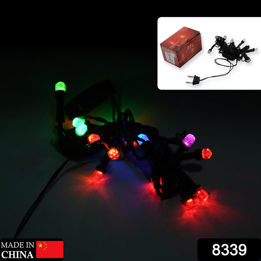 Wukusy 3-meter multi-color LED string light for home decoration, suitable for Diwali, wedding, Christmas, indoor and outdoor festivals.