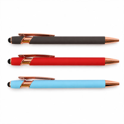 Wukusy mix color writing ballpoint pen with smooth ink for school, office, or home use, shown with multiple vibrant ink colors