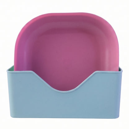Wukusy 11-in-1 plastic snack serving plates set with multi-compartment tray for party snacks and appetizers.