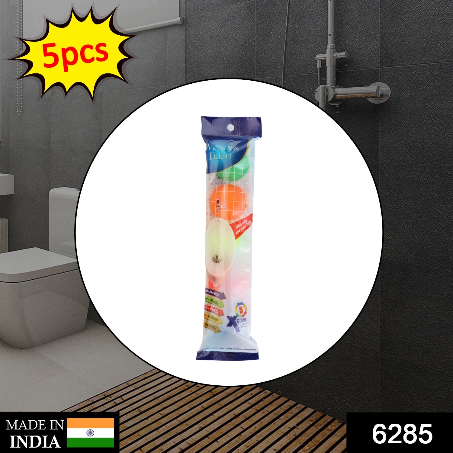 Wukusy 6285 Urinal Balls and Sani Balls bathroom freshener fragrance blocks for toilet and shoe rack, long-lasting air freshener.