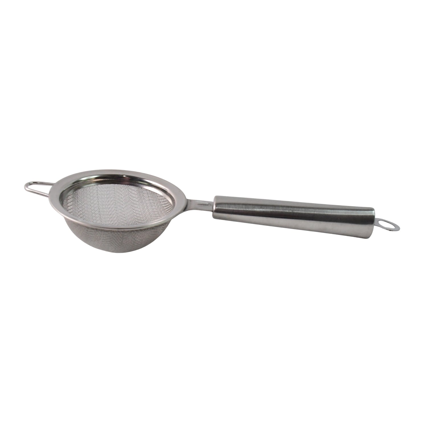 Wukusy Supermom stainless steel mesh strainer, 1-piece for kitchen use, with fine mesh for filtering liquids and small particles