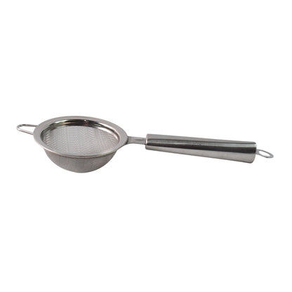 Wukusy Supermom stainless steel mesh strainer, 1-piece for kitchen use, with fine mesh for filtering liquids and small particles