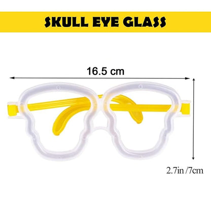 Glow party glasses for kids and adults by Wukusy, featuring bright LED lights and colorful frames for fun celebrations
