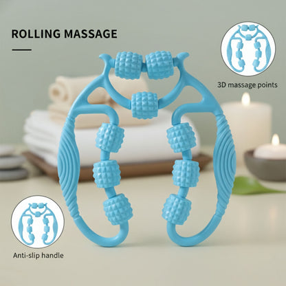 Wukusy handheld body massage roller for legs and arms, designed for muscle relaxation and stress relief.