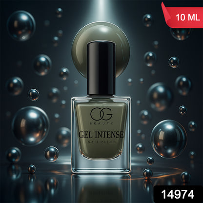 Wukusy Og Beauty Pearl Grey Gel Nail Polish in 10ml bottle, glossy finish, with a pearl grey color and smooth brush application.