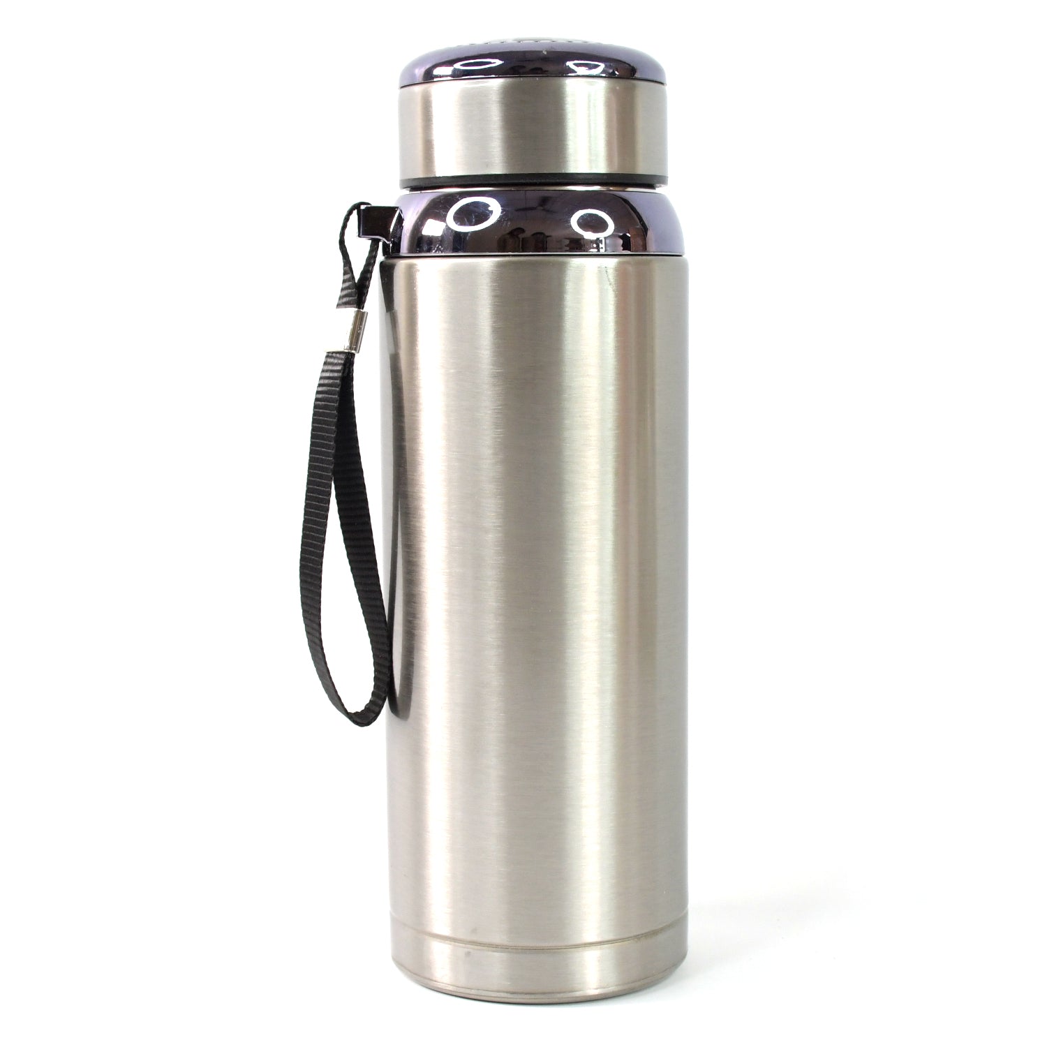 Wukusy 800ml stainless steel water bottle with leak-proof lid, suitable for men, women, and kids, ideal for travel, gym, and office.