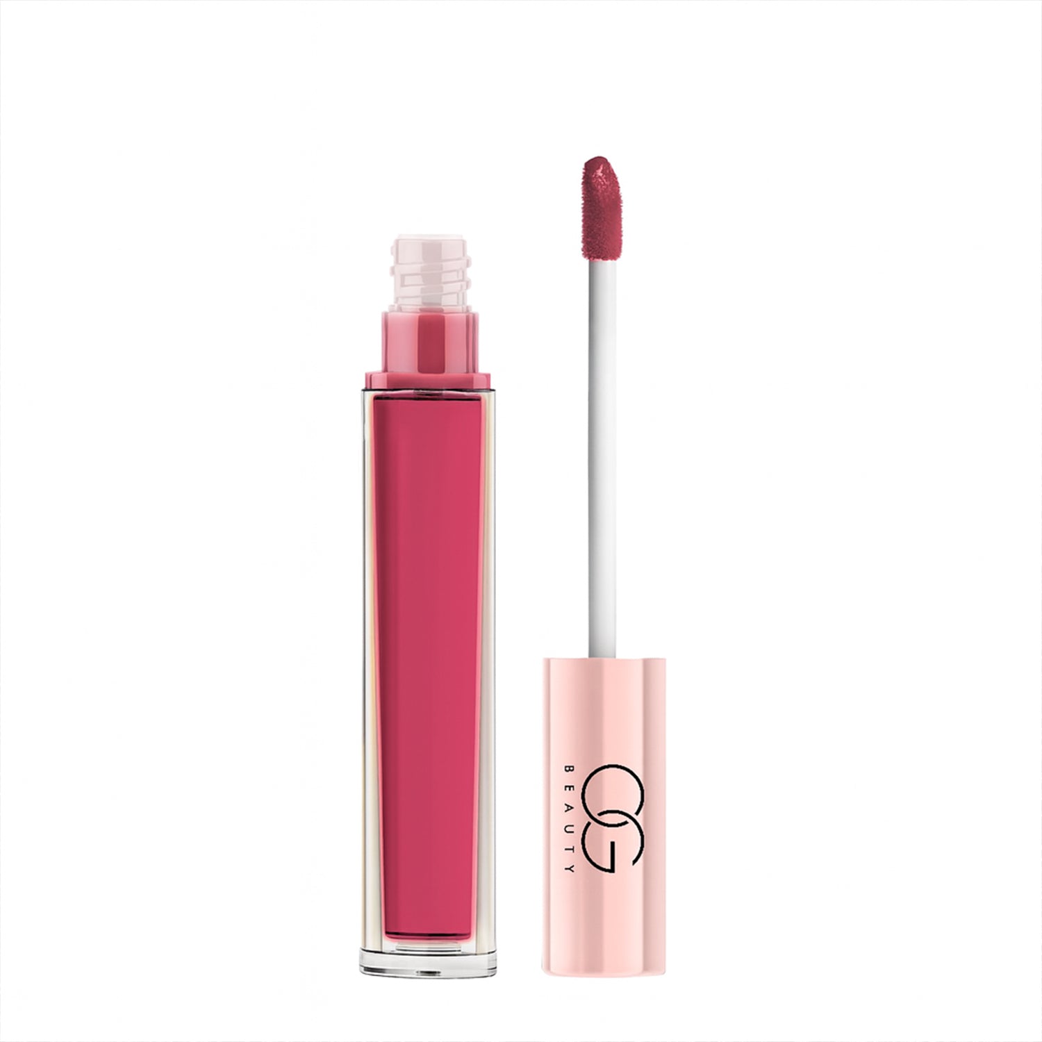 Wukusy Og Beauty Berry Blossom Moisture Lock Liquid Lipstick in 4.5ml, featuring a vibrant berry shade and sleek packaging.