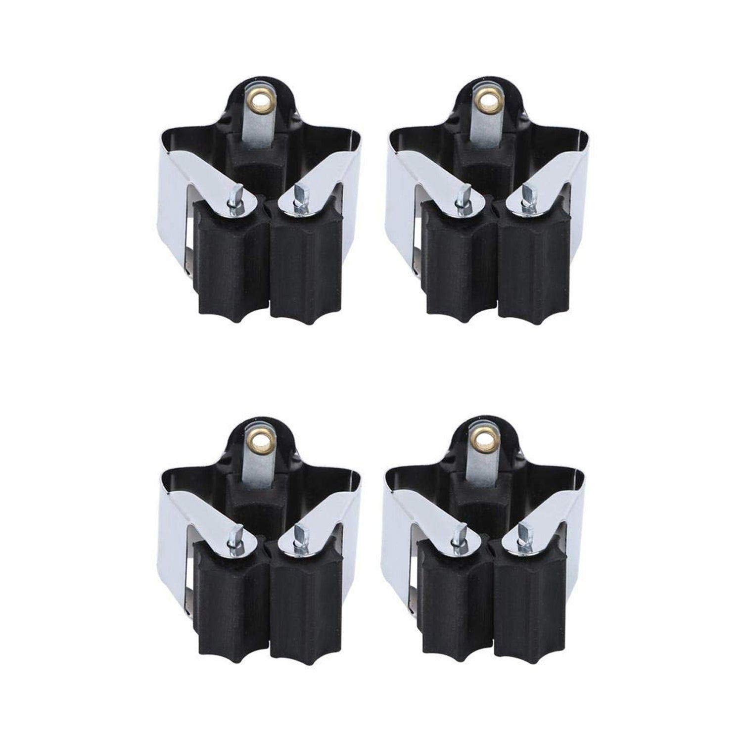 Multifunction Wall Mount Garage Holder For Mop  Broom  Hanger (4 Pcs Set)