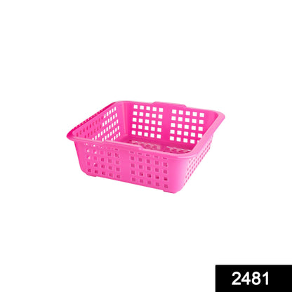 Wukusy plastic small size cane fruit basket, kitchen tool for organizing and storing fresh fruits.