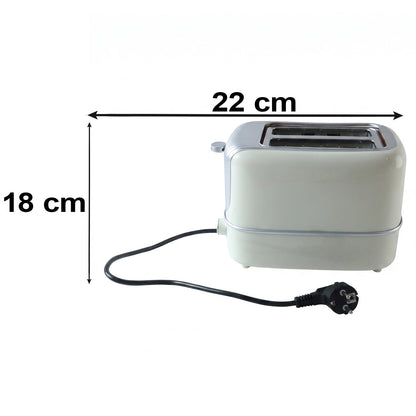 800w 2 Slice Pop Up Bread Toaster With Browning Control For Kitchen (1 Pc)