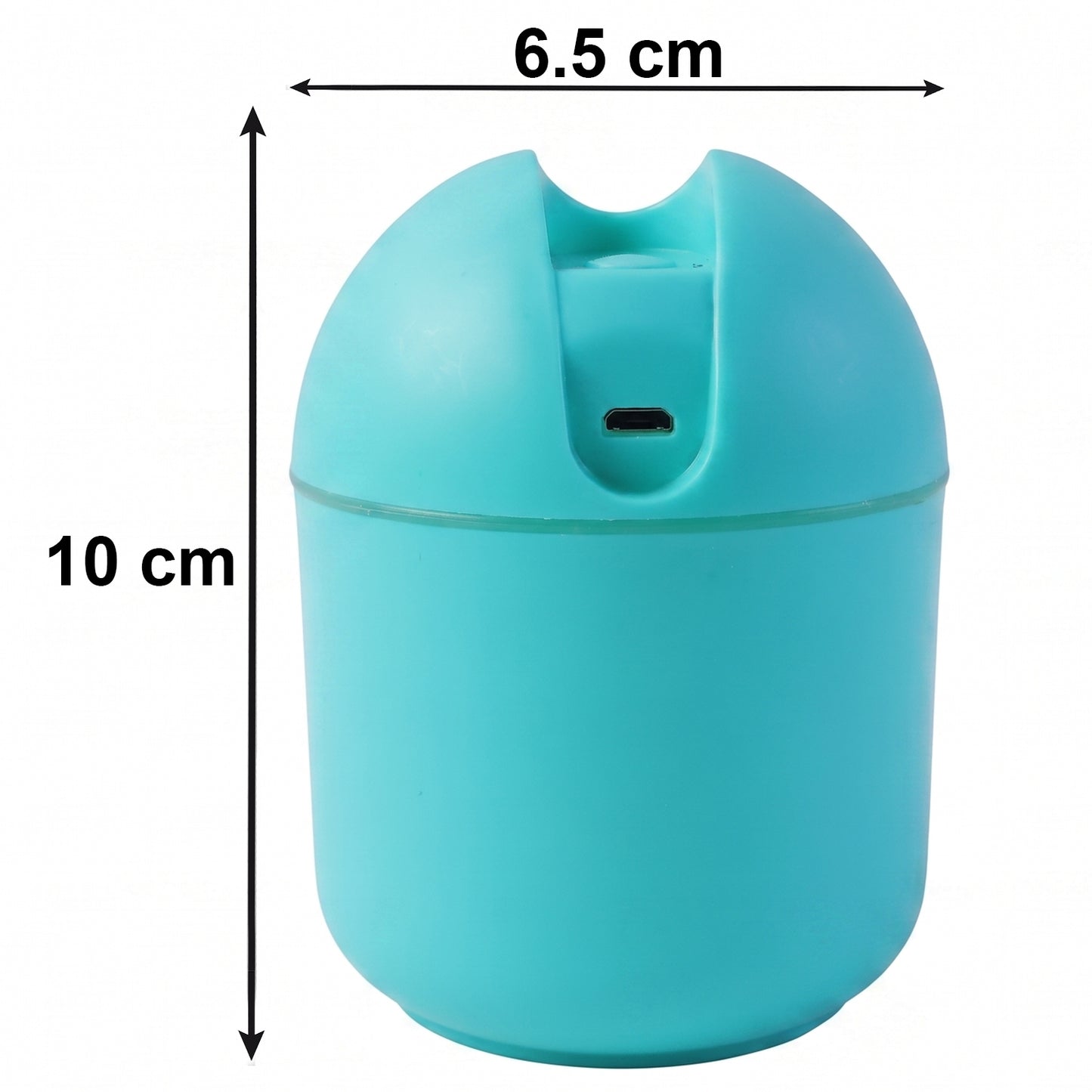 Wukusy portable USB mini air humidifier with cool mist, compact device emitting mist into the air for added humidity